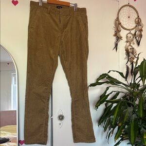 Brixton Men's Corduroy Pants in Tan